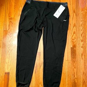 Black scrub pants NWT